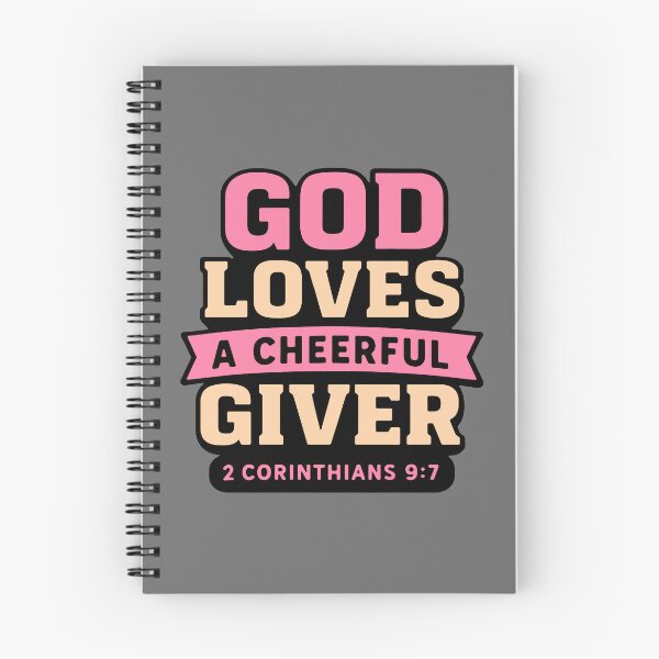 Item preview, 2 Corinthians 9:7 God Loves A Cheerful Giver designed and sold by plushism.