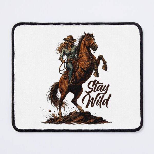 Item preview, Stay Wild Cowgirl Western Rider designed and sold by olosra.