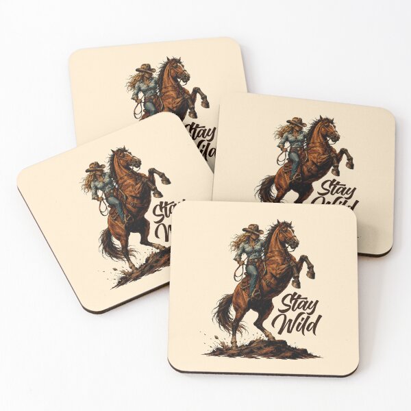 Item preview, Stay Wild Cowgirl Western Rider designed and sold by olosra.
