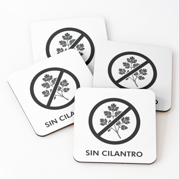Item preview, Sin Cilantro Por Favor Funny Spanish Food Preference designed and sold by PictoVibe.