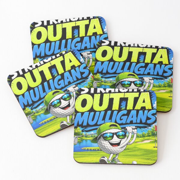 Item preview, Straight Outta Mulligans – Funny Golf Shirt designed and sold by RJsTees.