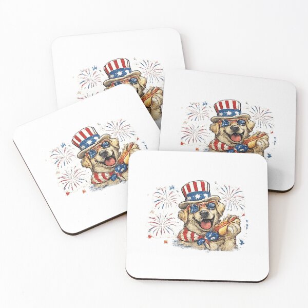 Item preview, Cute Patriotic Labrador Puppy Fireworks 4th of July Dog Shirt designed and sold by PoojaArtLab.