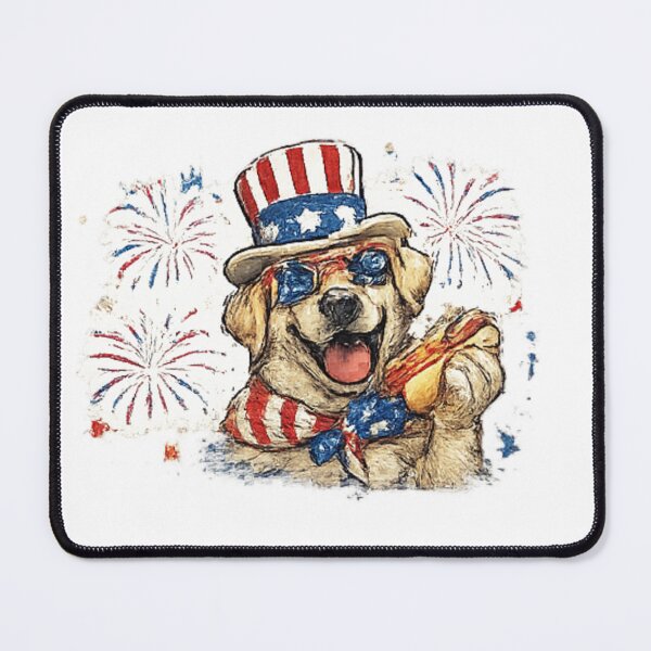 Item preview, Cute Patriotic Labrador Puppy Fireworks 4th of July Dog Shirt designed and sold by PoojaArtLab.