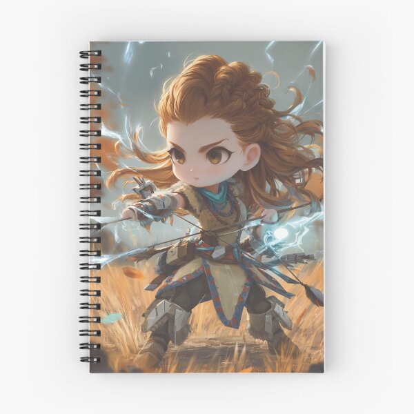 Item preview, Chibi Machine‑Hunter Scout | Cute Tribal‑Tech Archer designed and sold by MyChibiArts.