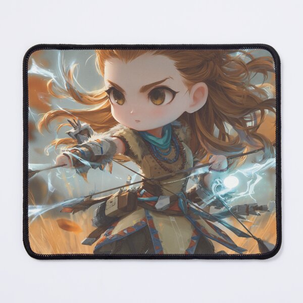 Item preview, Chibi Machine‑Hunter Scout | Cute Tribal‑Tech Archer designed and sold by MyChibiArts.