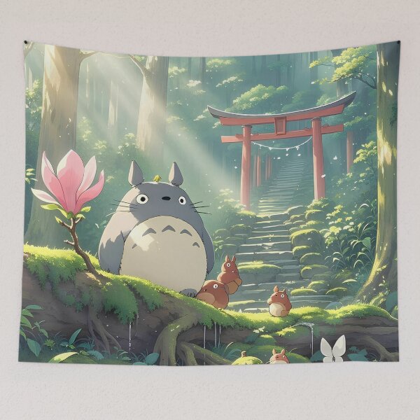 Item preview,  Cute kawaii art monster [[ttotoro]] chill'n -%[ghiblis]%- shrine aways  designed and sold by ITsdnelinn.