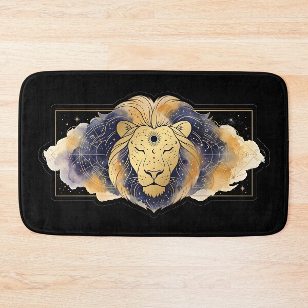 Item preview, Mystic Leo Zodiac Astrology Celestial Gold Horoscope Lion designed and sold by Novastitchshop.