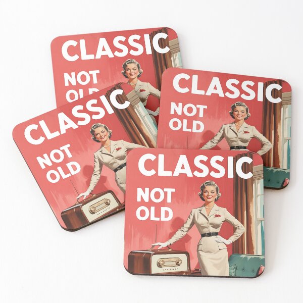 Item preview, Classic Not Old Vintage Retro Mom Joke designed and sold by Retro-Anime9.