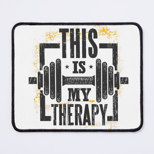 Item preview, This Is My Therapy Gym Workout Weightlifting designed and sold by Gravelpeak Co..