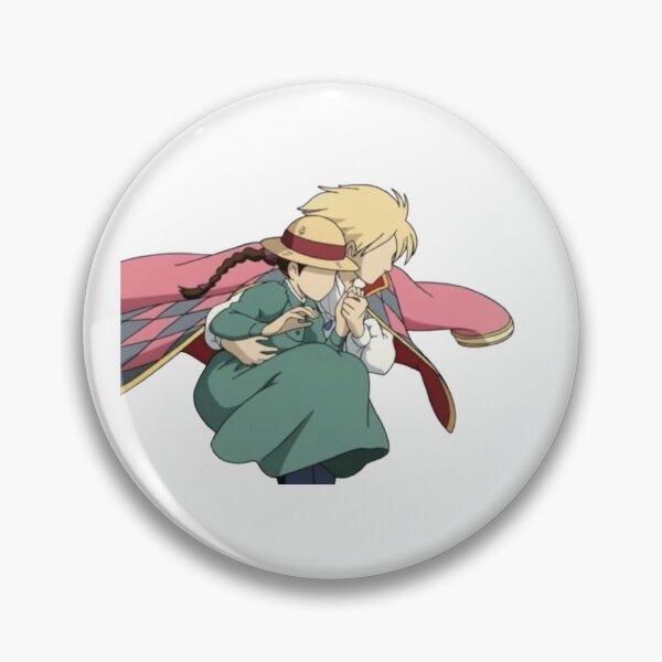 Item preview, Howl and Sophie Faceless Vector Art | Minimalist Studio Ghibli Illustration | Howl's Moving Castle Flat Design Digital Print designed and sold by NaevaArt.