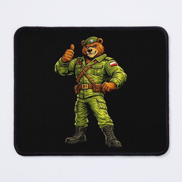 Item preview, Wojtek Bear Polish Military Mascot designed and sold by JacobSpace.