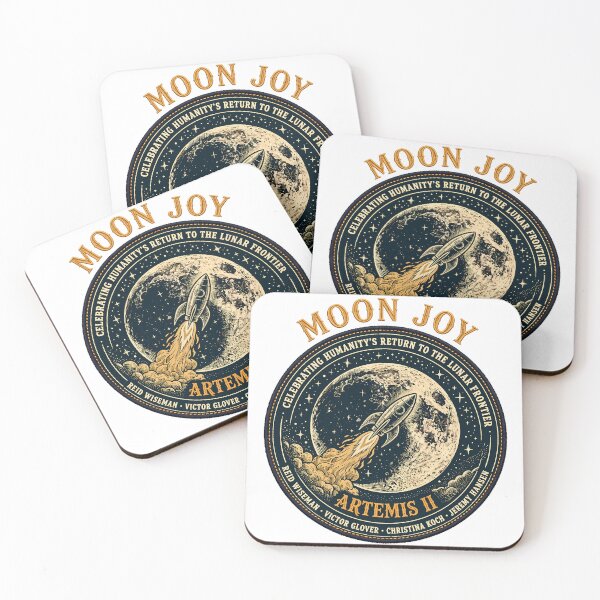Item preview, Moon Joy Artemis II - Humanity Returns to the Moon designed and sold by CutOutIdols.