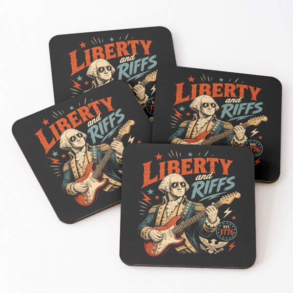 Item preview, George Washington Playing Guitar, Funny History Buff designed and sold by dfunky.