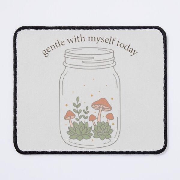 Item preview, Let It Be Gentle – Mindful Self Care Typography Design designed and sold by CosmicQuietLab.