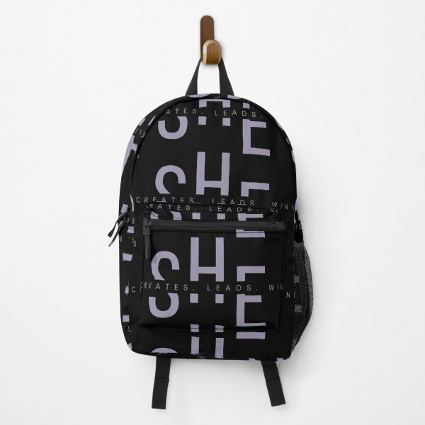 Item preview, SHE Creates Leads Wins | Mauve Minimalist Editorial Art designed and sold by Typomuse-studio.
