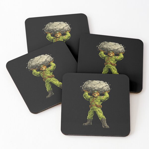 Item preview, Wojtek Bear Polish Military Mascot designed and sold by JacobSpace.