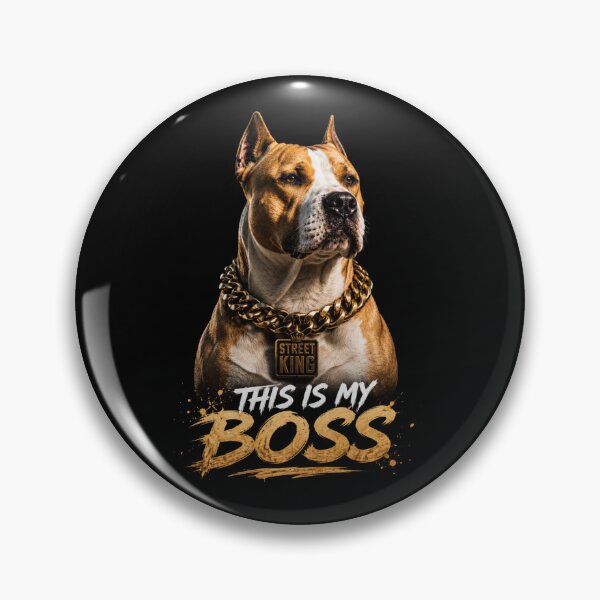 Item preview, This Is My Boss – Strong Dog Attitude Street Style Graphic Design designed and sold by MargaretaArt.