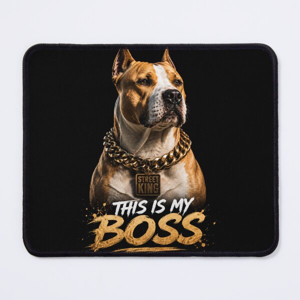 Item preview, This Is My Boss – Strong Dog Attitude Street Style Graphic Design designed and sold by MargaretaArt.
