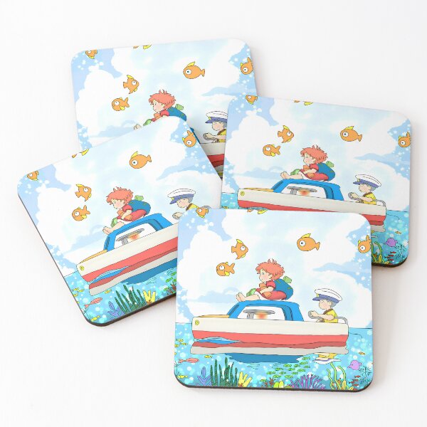 Item preview,  Cute kawaii art girl [[ponyo's]] ship -%[ghiblis]%- flowing aways  designed and sold by ITsdnelinn.