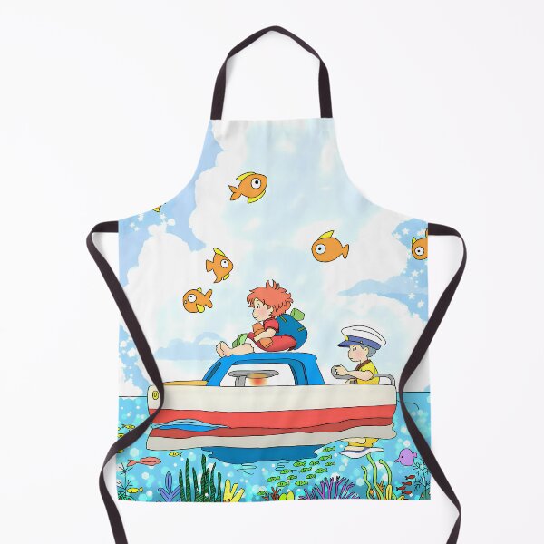 Item preview,  Cute kawaii art girl [[ponyo's]] ship -%[ghiblis]%- flowing aways  designed and sold by ITsdnelinn.