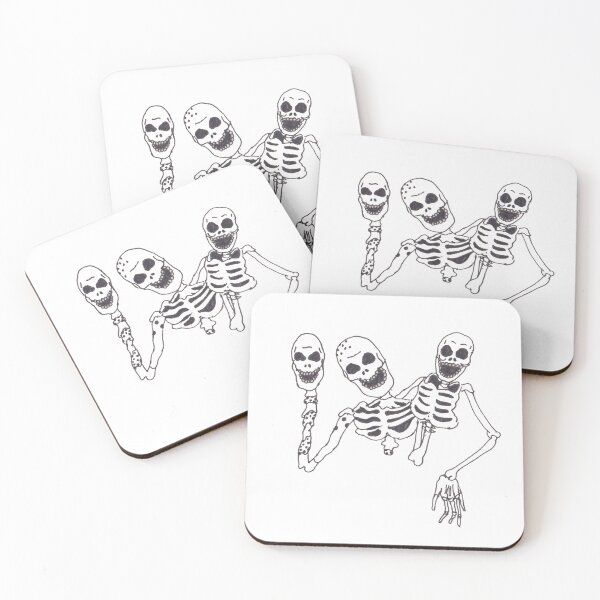 Item preview, Surreal Three-Headed Skeleton designed and sold by Moizento.