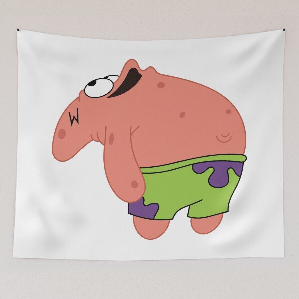 Item preview, Patrick looking at the stars, moon. SpongeBob, Sponge Bob designed and sold by DibujandoPorfa.