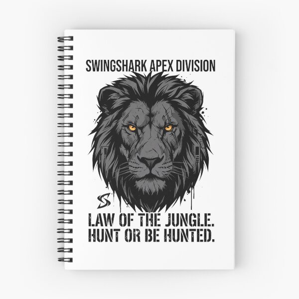 Item preview, SwingShark Apex Division - Lion Law of the Jungle Streetwear designed and sold by SwingShark.
