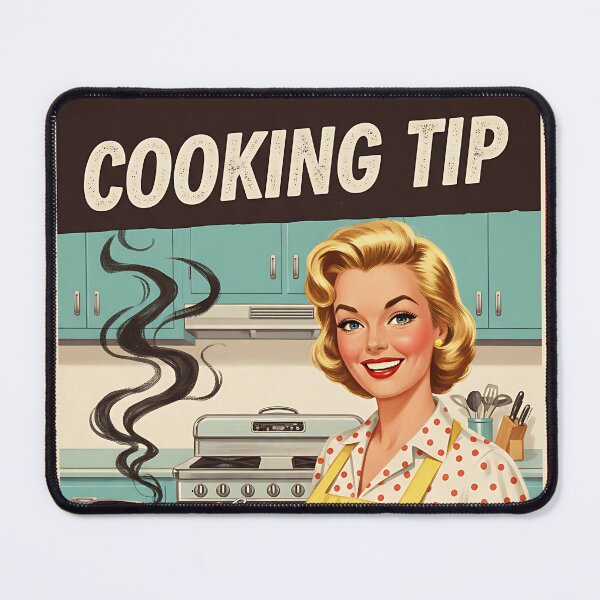 Item preview, Cooking Tip Vintage Retro Mom Joke designed and sold by Retro-Anime9.
