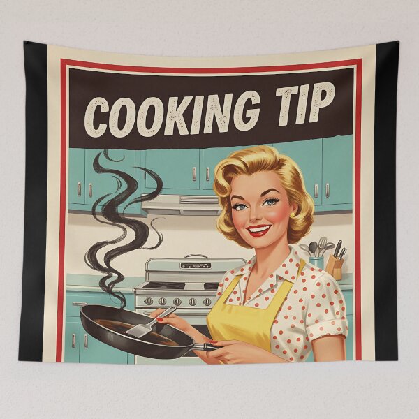 Item preview, Cooking Tip Vintage Retro Mom Joke designed and sold by Retro-Anime9.