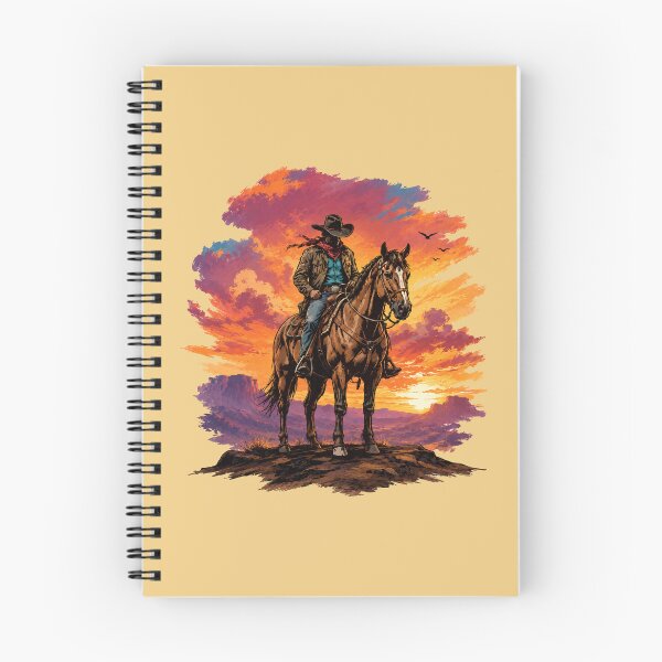 Item preview, Lone Cowboy Western Sunset designed and sold by olosra.