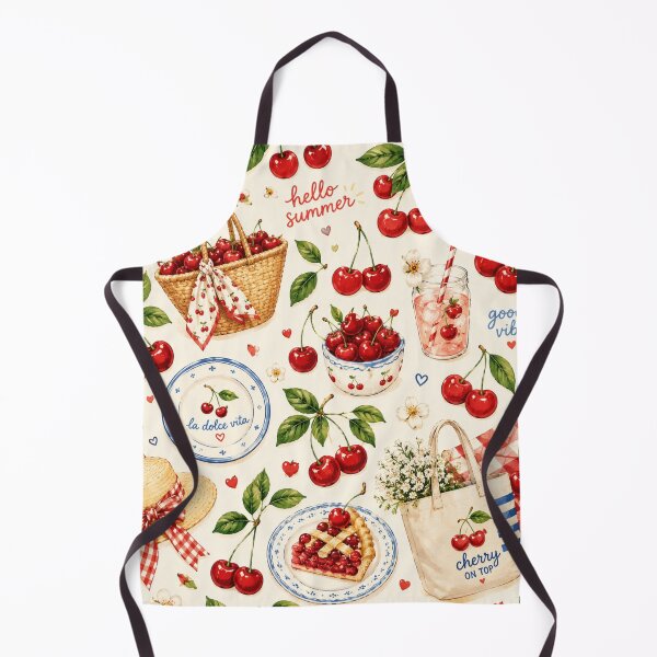 Item preview, Cherry Summer Pattern designed and sold by Aramdesing.