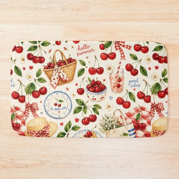 Item preview, Cherry Summer Pattern designed and sold by Aramdesing.