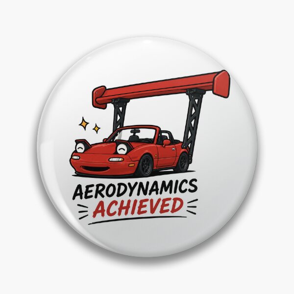 Item preview, Aerodynamics Achieved Funny Miata designed and sold by MonkiFlipp.