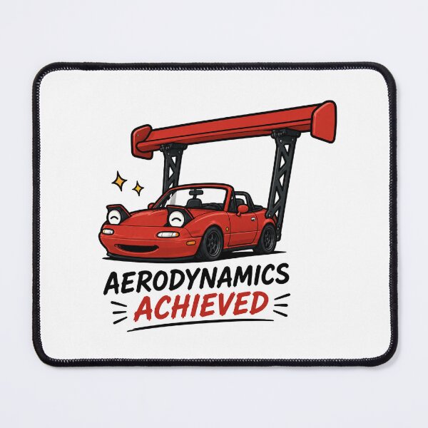 Item preview, Aerodynamics Achieved Funny Miata designed and sold by MonkiFlipp.