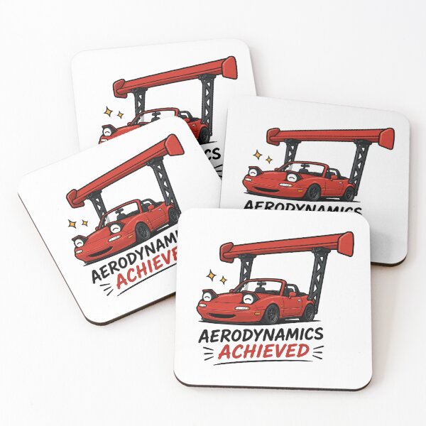 Item preview, Aerodynamics Achieved Funny Miata designed and sold by MonkiFlipp.
