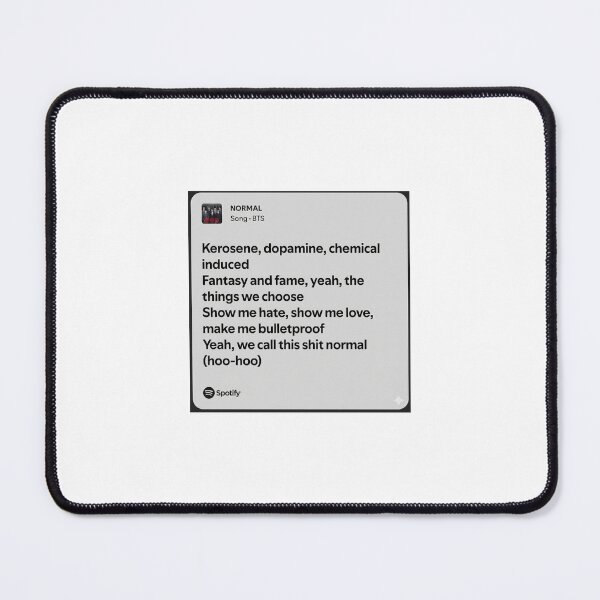 Item preview, BTS NORMAL - ARIRANG album song lyrics designed and sold by Evergreeeen.