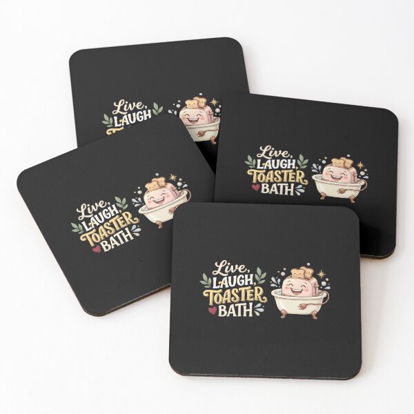 Item preview, Live, Laugh, Toaster Bath Dark Humor Sarcasm Parody Meme Fan designed and sold by RetroMini2026.