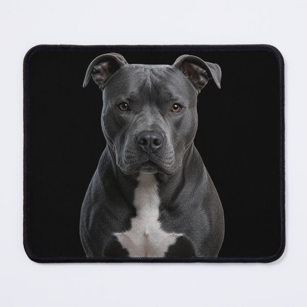 Item preview, Loyal Pit Bull Portrait – Strong Heart Dog Lover Graphic Design designed and sold by MargaretaArt.