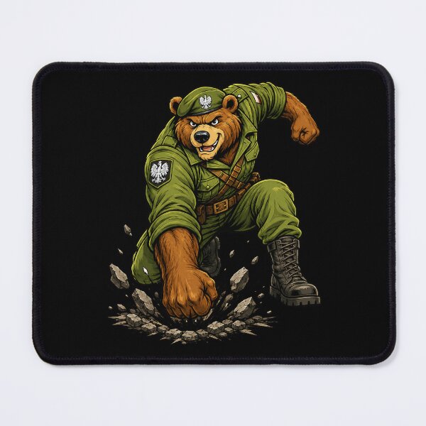 Item preview, Wojtek Bear Polish Military Mascot designed and sold by JacobSpace.