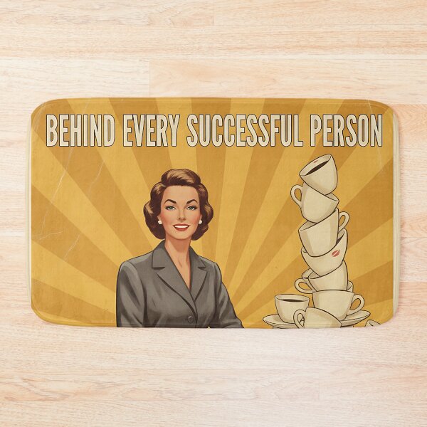 Item preview, Behind every successful person Vintage Retro Mom Joke designed and sold by Retro-Anime9.