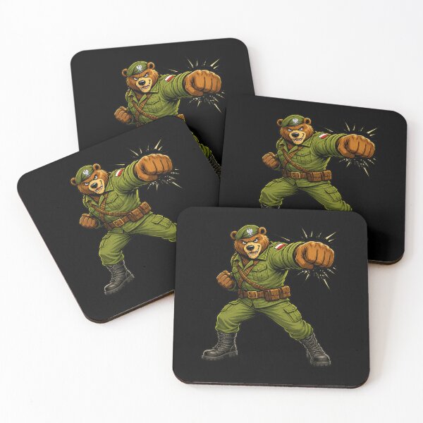 Item preview, Wojtek Bear Polish Military Mascot designed and sold by JacobSpace.
