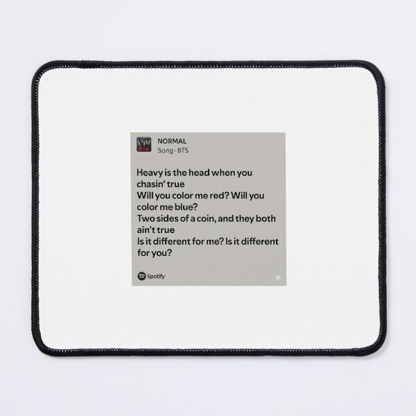 Item preview, BTS NORMAL - ARIRANG album song lyrics designed and sold by Evergreeeen.