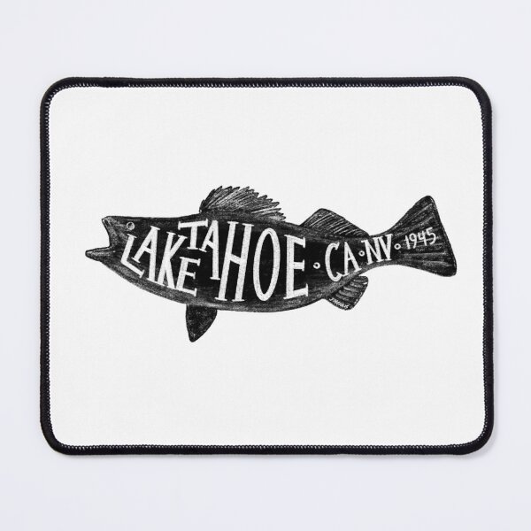 Item preview, Lake Tahoe Fish Label designed and sold by John Morris Illustration.