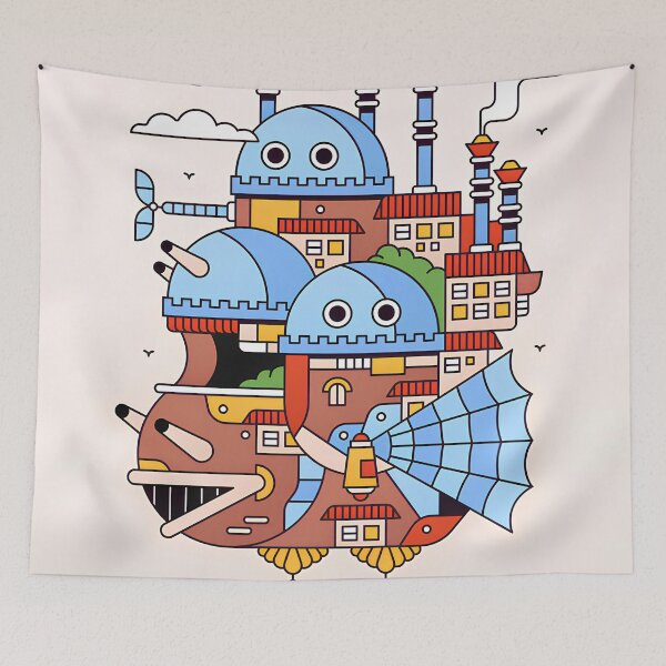 Item preview,  Cute kawaii art building [[kiki's]] move -%[ghiblis]%- aways  designed and sold by ITsdnelinn.