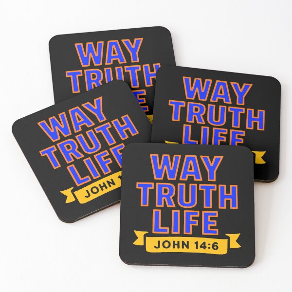 Item preview, John 14:6 Way Truth Life designed and sold by plushism.