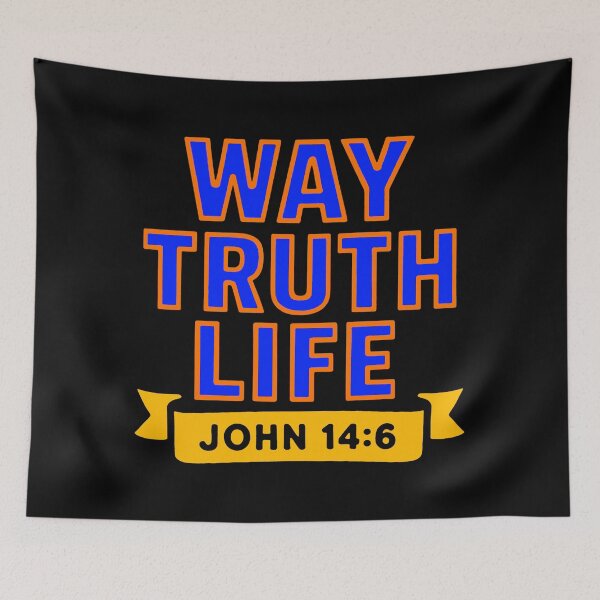 Item preview, John 14:6 Way Truth Life designed and sold by plushism.