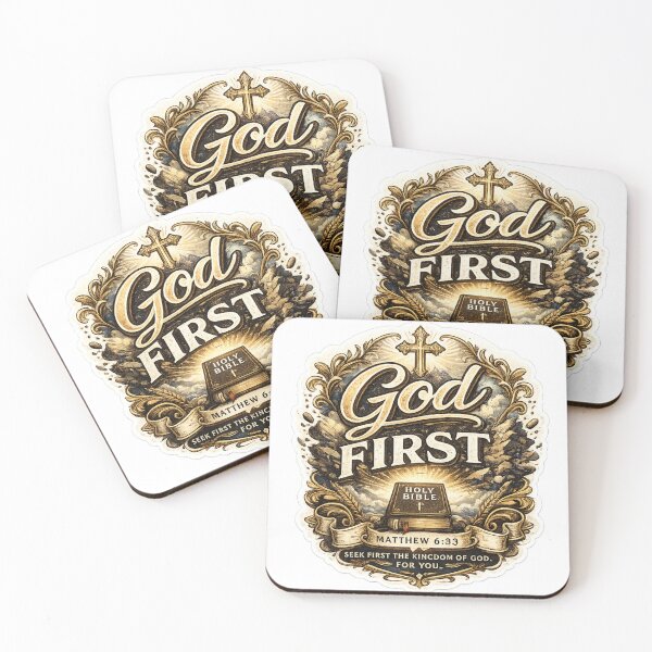 Item preview, God First Christian Bible Sticker designed and sold by Omanut Studio — By Ashwin..