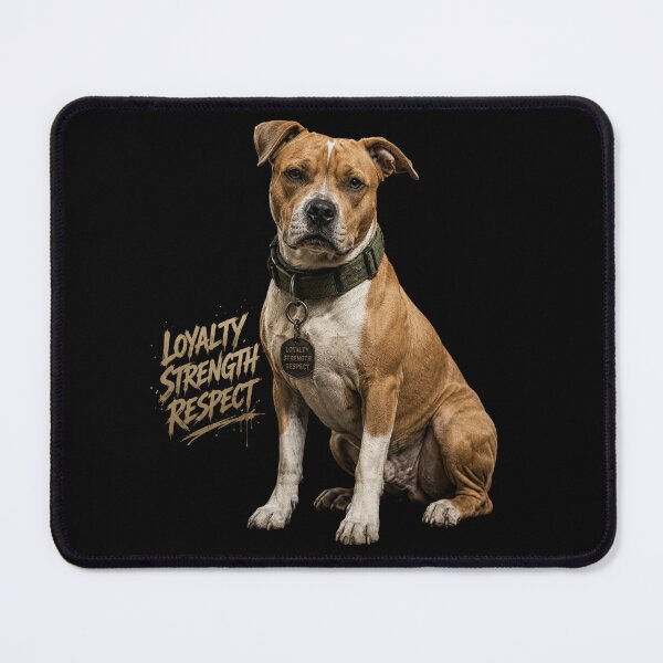 Item preview, Pit Bull Loyalty Strength Respect – Powerful Dog Lover Graphic Design designed and sold by MargaretaArt.