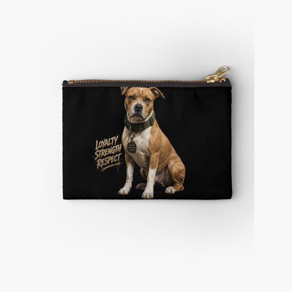 Item preview, Pit Bull Loyalty Strength Respect – Powerful Dog Lover Graphic Design designed and sold by MargaretaArt.