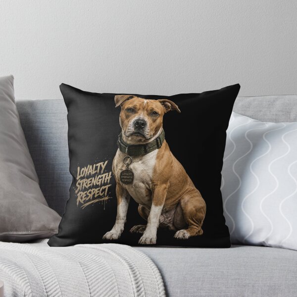 Item preview, Pit Bull Loyalty Strength Respect – Powerful Dog Lover Graphic Design designed and sold by MargaretaArt.